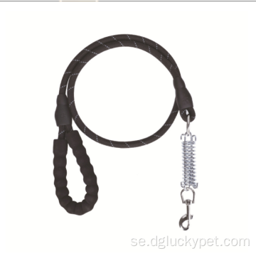 Pet Nylon Rundhandtag Reflekterande Förhindra Rushing Leash